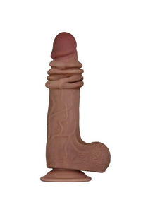 Thumbnail for Evolved - Flex Skin Poseable Dildo - 7.75 inches - Dark - Stag Shop