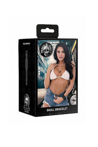 Thumbnail for Ouch by Shots Toys - Skull Bracelet - Black - Stag Shop