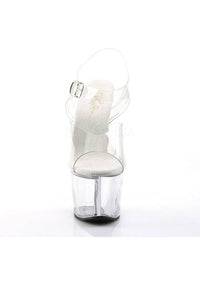 Thumbnail for Pleaser USA - The Sky 7 Inch Spike Heel Platform Sandal - Clear - Stag Shop