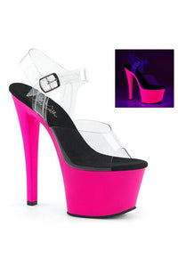Thumbnail for Pleaser USA - The Sky 7 Inch UV Heel Platform Sandal - Stag Shop