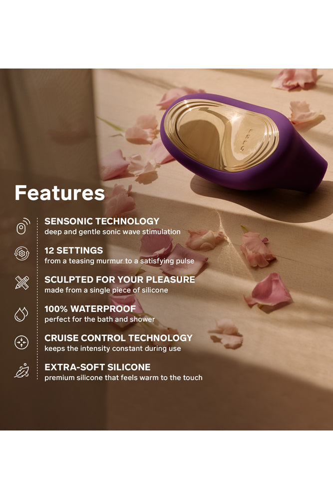 Lelo - Sona 2 Cruise Clitoral Stimulator - Purple - Stag Shop