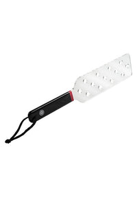Thumbnail for Sportsheets - Saffron Acrylic Spanker - Paddle - Black/Clear - Stag Shop