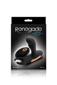 Thumbnail for NS Novelties - Renegade - Sphinx Warming Prostate Massager - Black - Stag Shop
