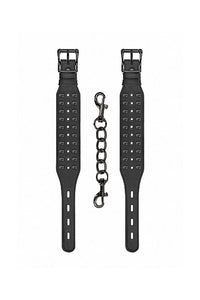Thumbnail for Ouch by Shots Toys - Spiked Ankle Cuffs - Black - Stag Shop