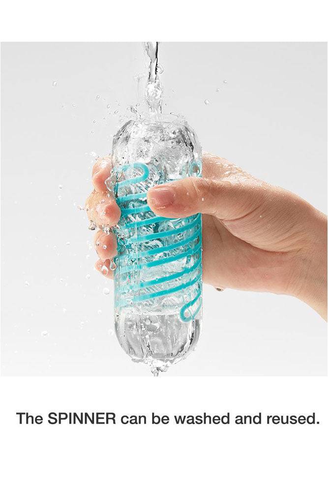 Tenga - Spinner - Tetra Masturbator - Blue - Stag Shop