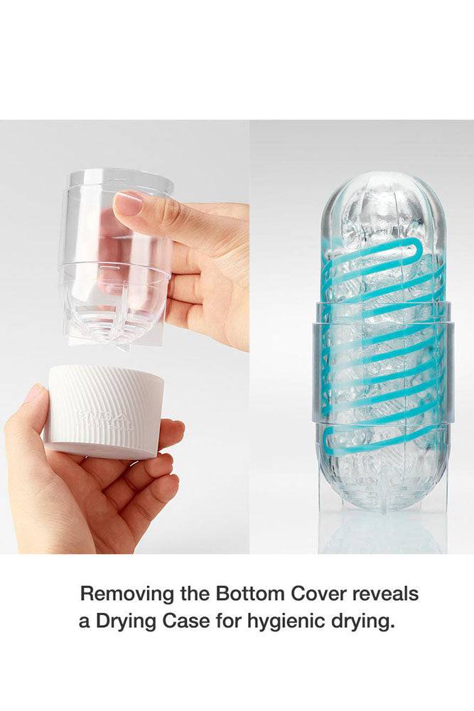 Tenga - Spinner - Tetra Masturbator - Blue - Stag Shop