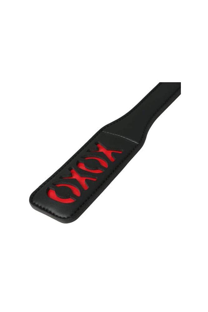 Sex & Mischief - XOXO Paddle - Black/Red - Stag Shop