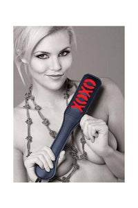 Thumbnail for Sex & Mischief - XOXO Paddle - Black/Red - Stag Shop