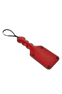 Thumbnail for Sportsheets - Saffron Square Paddle - Black/Red - Stag Shop
