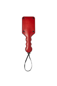 Thumbnail for Sportsheets - Saffron Square Paddle - Black/Red - Stag Shop