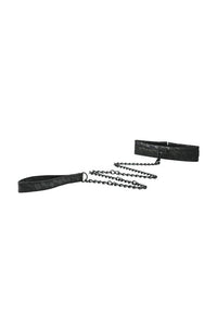 Thumbnail for Sincerely by Sportsheets - Lace Collar & Leash - Black - Stag Shop