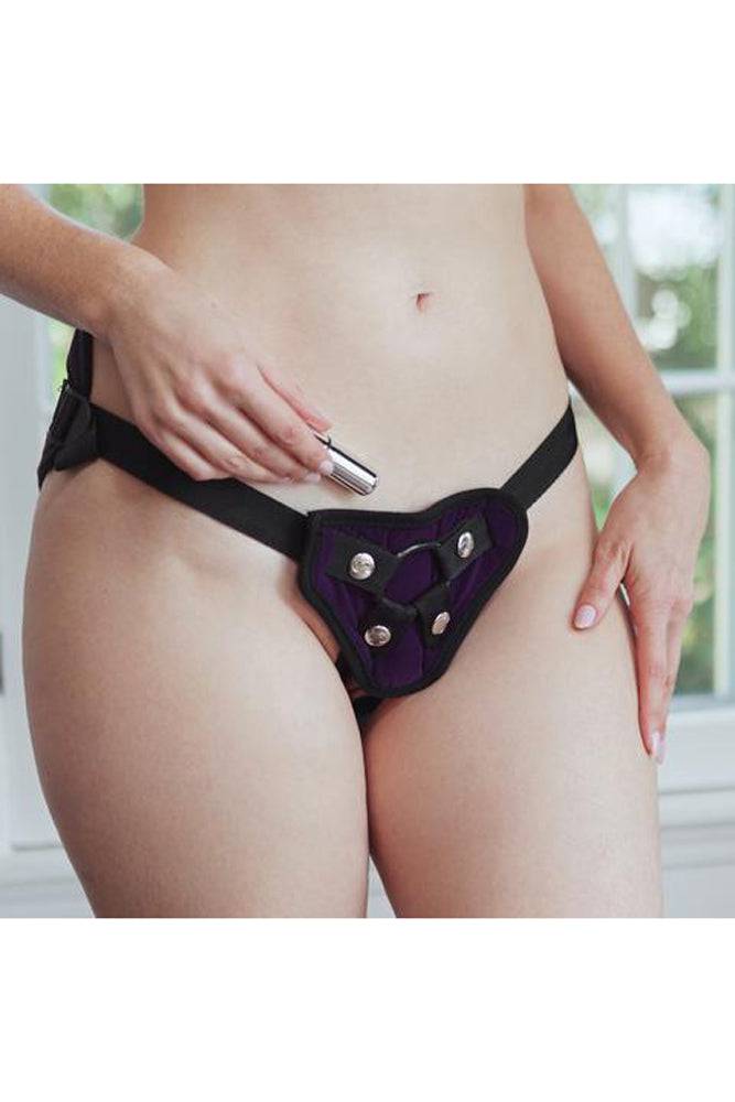 Sportsheets - Lush Strap-On Harness - Purple - Stag Shop