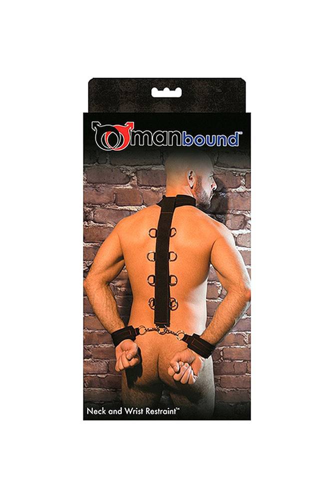 Sportsheets - Manbound - Neck & Wrist Restraint - Black - Stag Shop