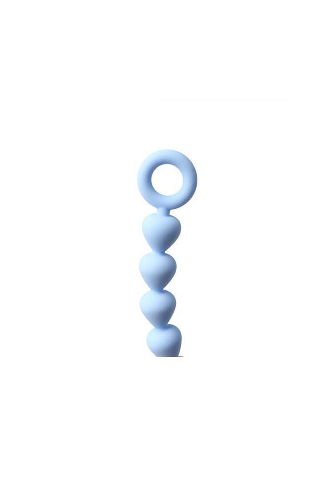 Sex In The Shower - Waterproof Anal Beads - Blue - Stag Shop