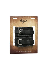 Thumbnail for Sportsheets - Edge - Leather Ankle Restraints - Black - Stag Shop