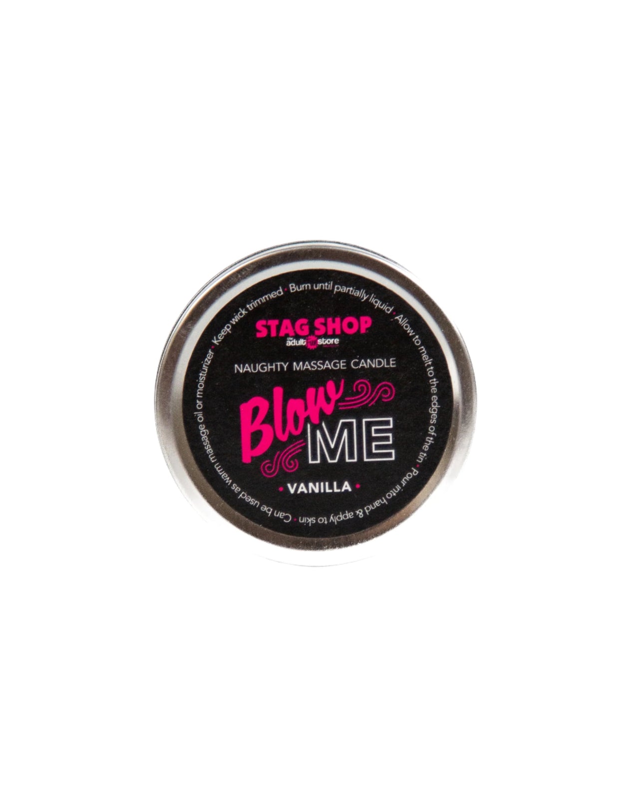 Stag Shop - Mini Naughty Massage Candle - Vanilla Scented - Various Styles - Stag Shop