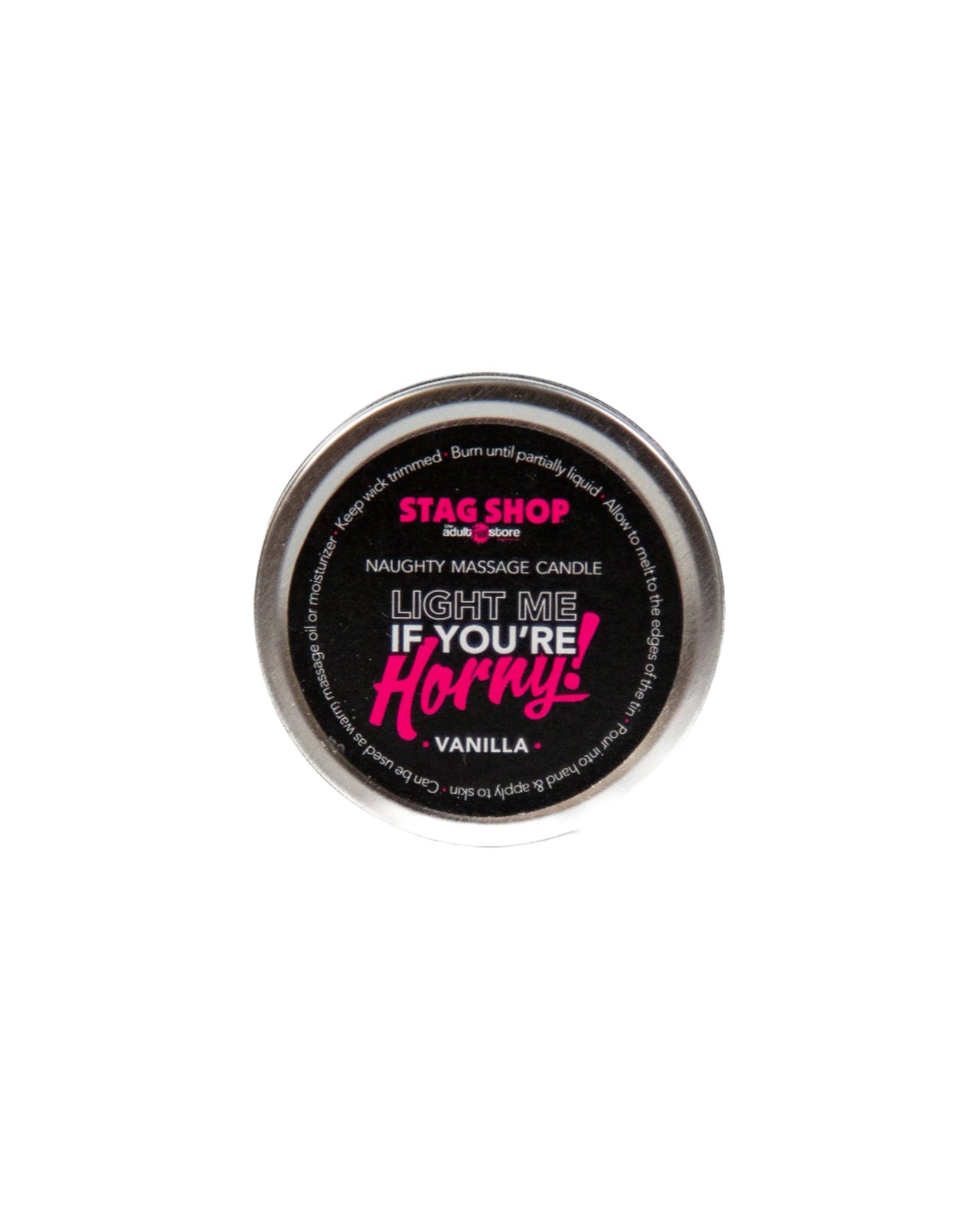 Stag Shop - Mini Naughty Massage Candle - Vanilla Scented - Various Styles - Stag Shop