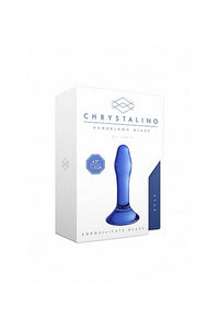 Thumbnail for Shots Toys - Chrystalino - Star Glass Butt Plug - Blue - Stag Shop