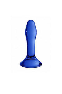 Thumbnail for Shots Toys - Chrystalino - Star Glass Butt Plug - Blue - Stag Shop