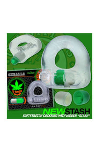 Thumbnail for Oxballs - Stash Cock Ring - Clear - Stag Shop