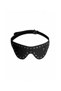 Thumbnail for Ouch by Shots Toys - Skulled Spiked & Studded Eye Mask - Black - Stag Shop