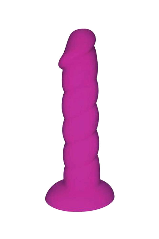 Rock Candy Toys - Suga Daddy - 9.5 Inch Silicone Dildo - Purple - Stag Shop