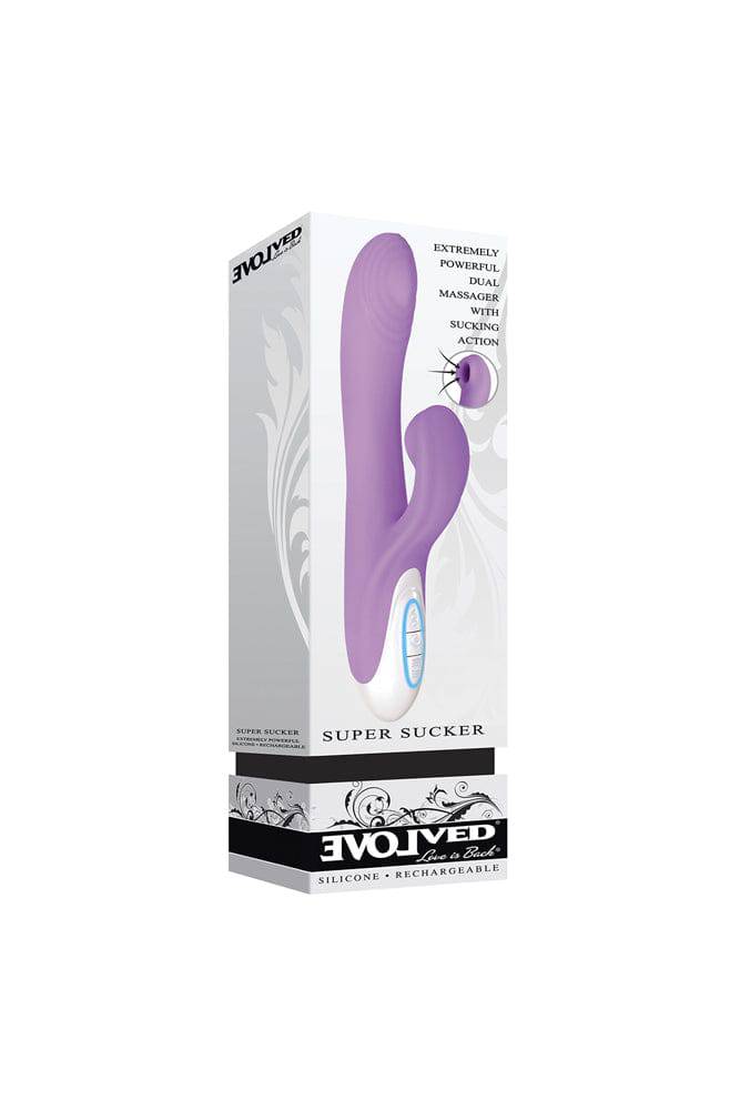 Evolved - Super Sucker Dual Vibrator - Purple - Stag Shop