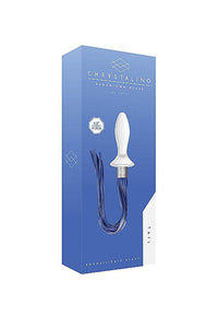Thumbnail for Shots Toys - Chrystalino - Tail Glass Whip & Butt Plug - White - Stag Shop
