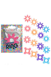 Thumbnail for Cal Exotics - Foil Pack - Textured Cock Ring - Assorted - Stag Shop