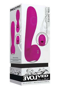 Thumbnail for Evolved - The Note - Thumping G-Spot Vibrator - Pink - Stag Shop
