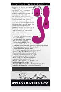 Thumbnail for Evolved - The Note - Thumping G-Spot Vibrator - Pink - Stag Shop