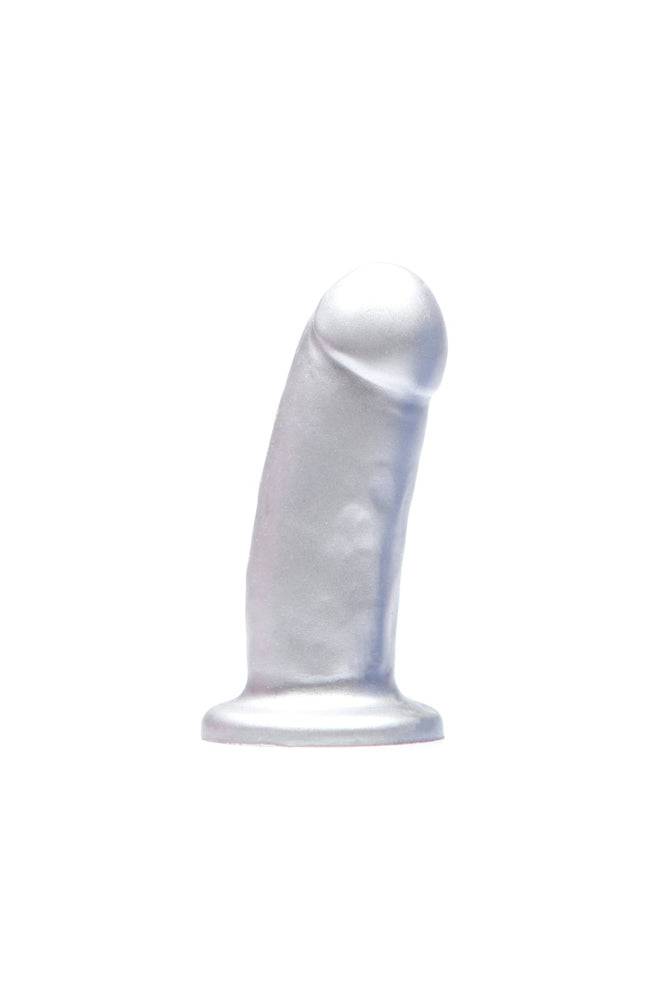 Tantus - They/Them Silicone Dildo - Silver - Stag Shop