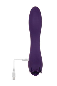 Thumbnail for Evolved - Thorny Rose Dual-Ended Vibrator - Purple - Stag Shop