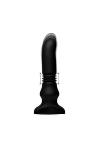 Thumbnail for XR Brands - Thunderplugs - Silicone Vibrating & Thrusting Butt Plug - Stag Shop