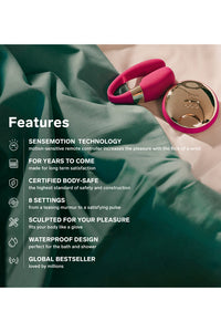 Thumbnail for Lelo - Tiani 3 Couples Vibrator - Cerise - Stag Shop