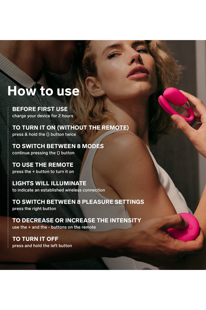 Lelo - Tiani 3 Couples Vibrator - Cerise - Stag Shop