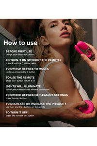 Thumbnail for Lelo - Tiani 3 Couples Vibrator - Cerise - Stag Shop