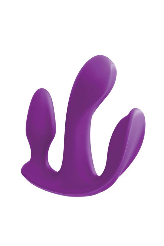 Pipedream - 3Some - Total Ecstasy Triple Vibrator - Purple - Stag Shop