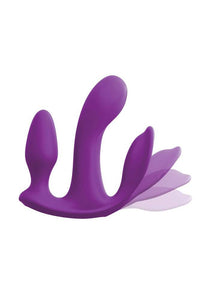 Thumbnail for Pipedream - 3Some - Total Ecstasy Triple Vibrator - Purple - Stag Shop