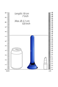 Thumbnail for Shots Toys - Chrystalino - Tower Glass Wand - Blue - Stag Shop
