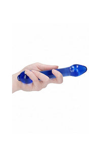 Thumbnail for Shots Toys - Chrystalino - Treasure Glass Dildo - Blue - Stag Shop