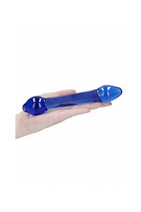 Thumbnail for Shots Toys - Chrystalino - Treasure Glass Dildo - Blue - Stag Shop