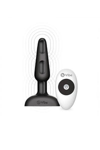 Thumbnail for B-Vibe - Trio Vibrating Butt Plug - Black - Stag Shop