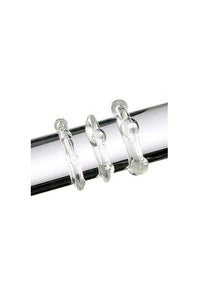Thumbnail for Adam & Eve - Triple Erection Cock Ring System - Clear - Stag Shop