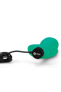 Thumbnail for b-Vibe - Twist Textured Vibrating Butt Plug - Green - Stag Shop