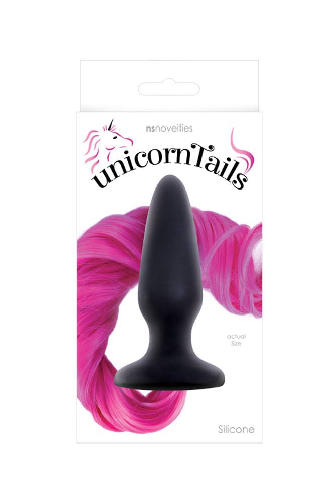 NS Novelties - UnicornTails - Tail Plug - Black/Pink - Stag Shop