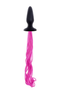 Thumbnail for NS Novelties - UnicornTails - Tail Plug - Black/Pink - Stag Shop