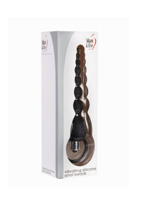 Thumbnail for Adam & Eve - Vibrating Silicone Anal Beads - Black - Stag Shop