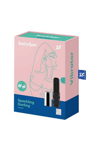 Thumbnail for Satisfyer - Sparkling Darling Mini Vibrator - Black - Stag Shop