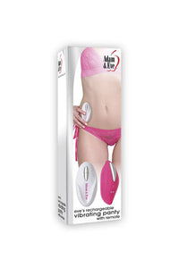 Thumbnail for Adam & Eve - Eve's Rechargeable Vibrating Panty & Remote - Pink - Stag Shop